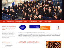 Tablet Screenshot of cantabilebreda.nl